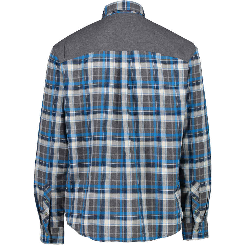 Cmp camisa montaña manga larga hombre Cmp MAN SHIRT vista trasera Cmp camisa montaña manga larga hombre Cmp MAN SHIRT vista trasera