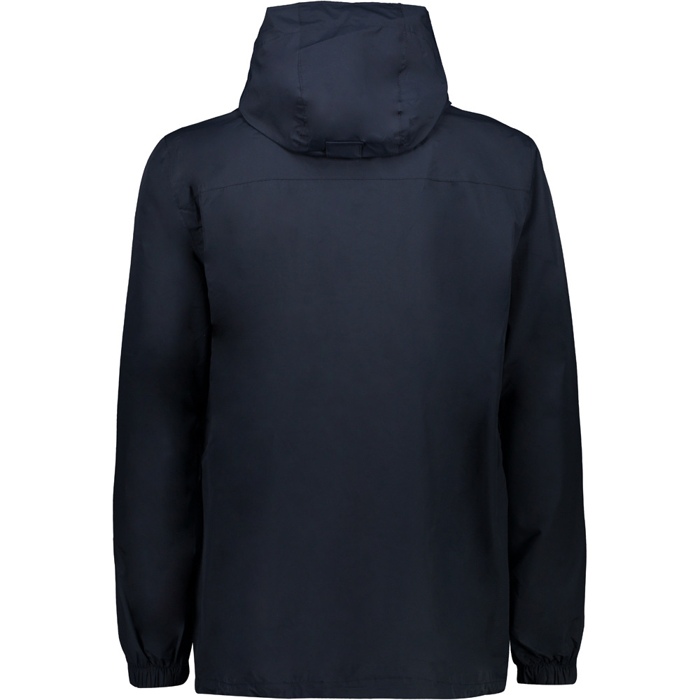 Cmp chaqueta impermeable hombre MAN RAIN JACKET ZIP HOOD WITH VENTILATIO vista trasera Cmp chaqueta impermeable hombre MAN RAIN JACKET ZIP HOOD WITH VENTILATIO vista trasera