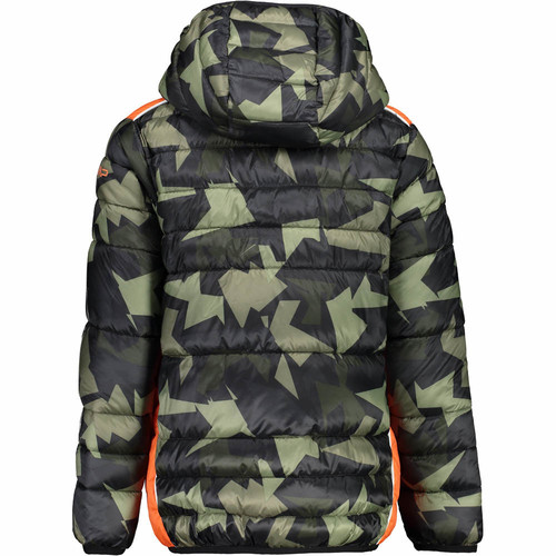CMP KID JACKET FIX HOOD verde