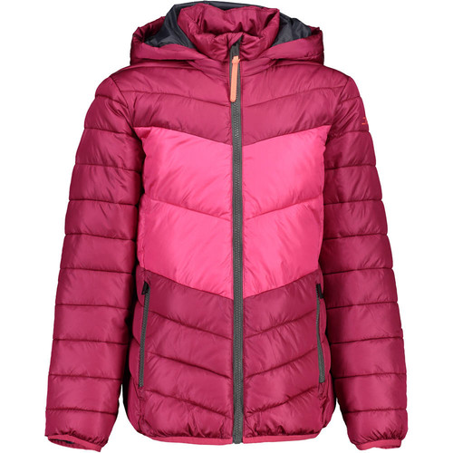 CMP KID G JACKET FIX HOOD rojo