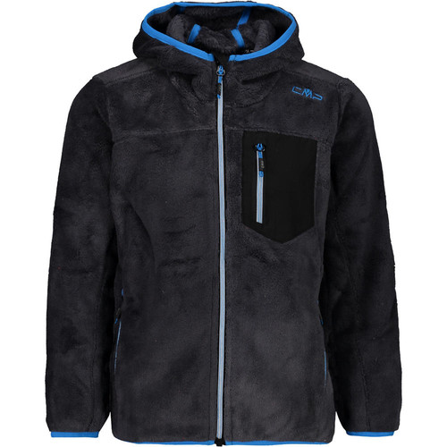 CMP KID JACKET FIX HOOD gris