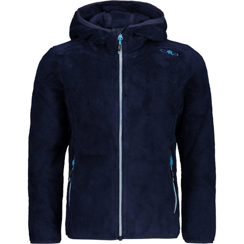 CMP KID G JACKET FIX HOOD azul
