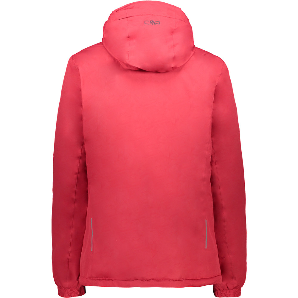 Cmp chaqueta impermeable insulada mujer Cmp WOMAN JACKET FIX HOOD RO vista trasera Cmp chaqueta impermeable insulada mujer Cmp WOMAN JACKET FIX HOOD RO vista trasera