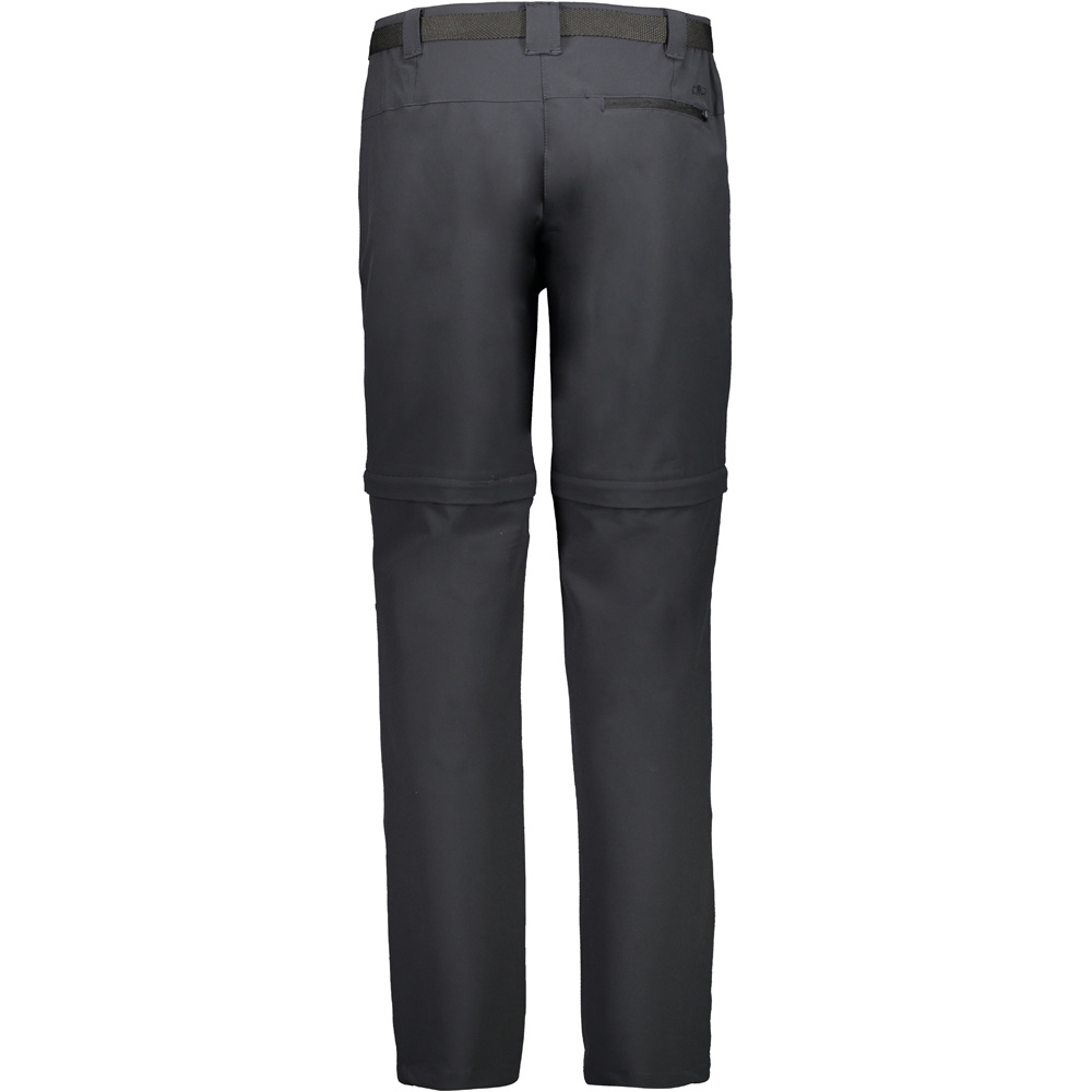 Cmp pantalón montaña mujer WOMAN PANT ZIP OFF GR vista trasera Cmp pantalón montaña mujer WOMAN PANT ZIP OFF GR vista trasera