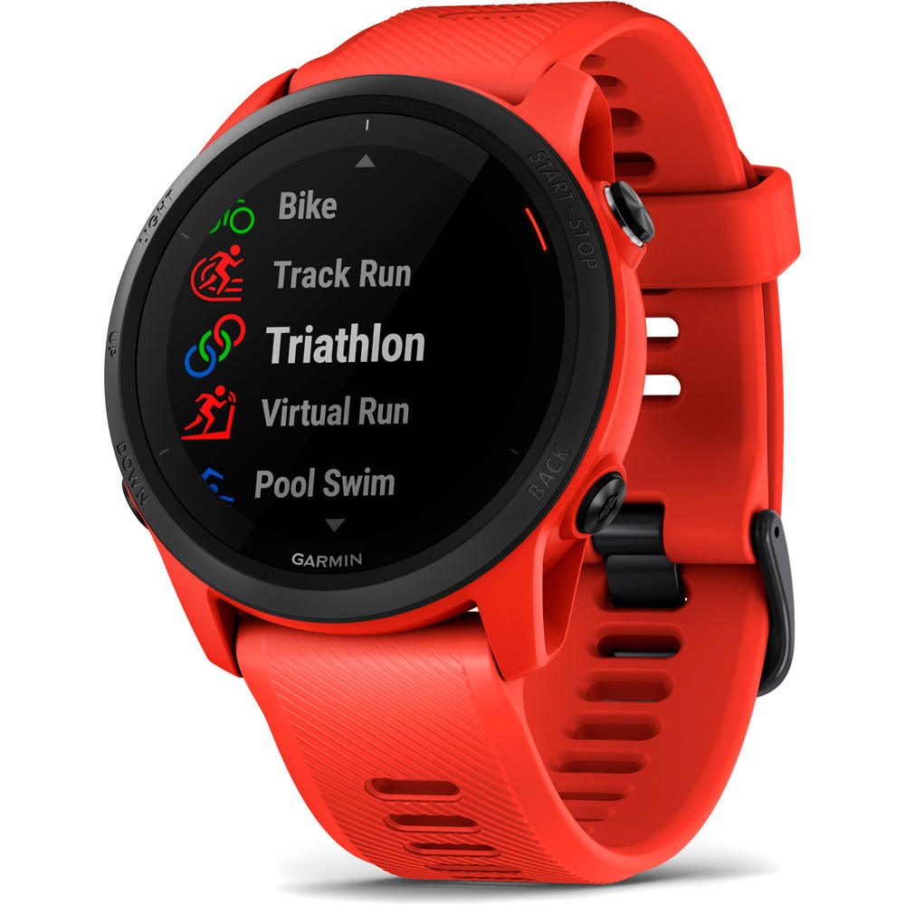Garmin pulsómetros con gps Garmin FORERUNNER 745 ROJO 02 Garmin pulsómetros con gps Garmin FORERUNNER 745 ROJO 02