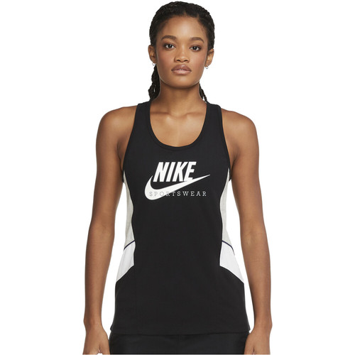 NIKE W NSW HERITAGE TNK TOP HBR negro