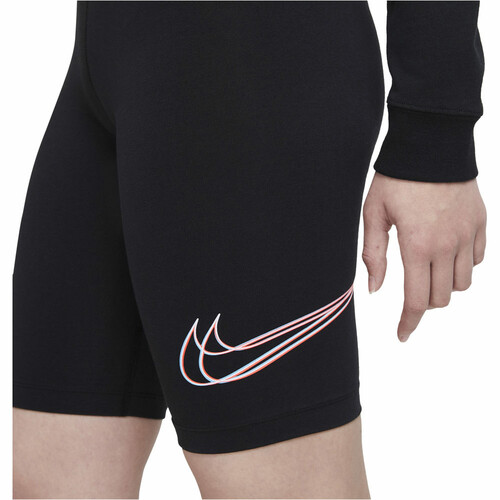 NIKE W NSW ESSNTL SHORT PRNT negro