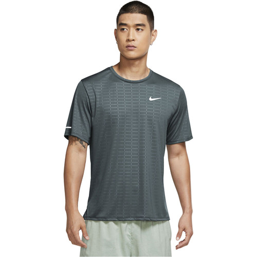 NIKE M NK RN DVN MILER SS EMBOSS azul