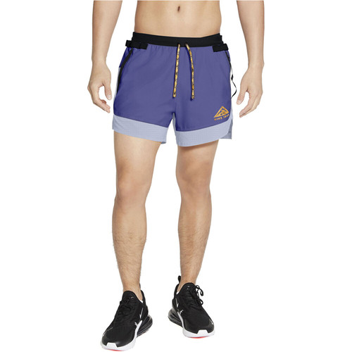 NIKE M NK DF TRAIL FLX STRD SHRT 5 azul