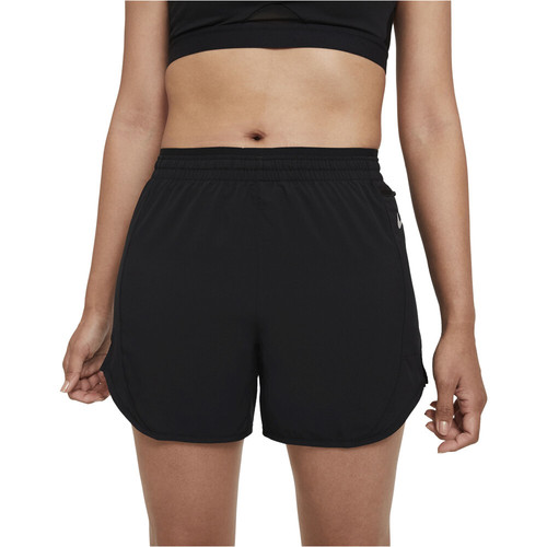 NIKE W NK TEMPO LUXE SHORT 5IN negro