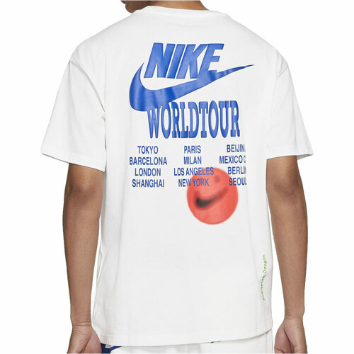 NIKE M NSW TEE WORLD TOUR 2 blanco