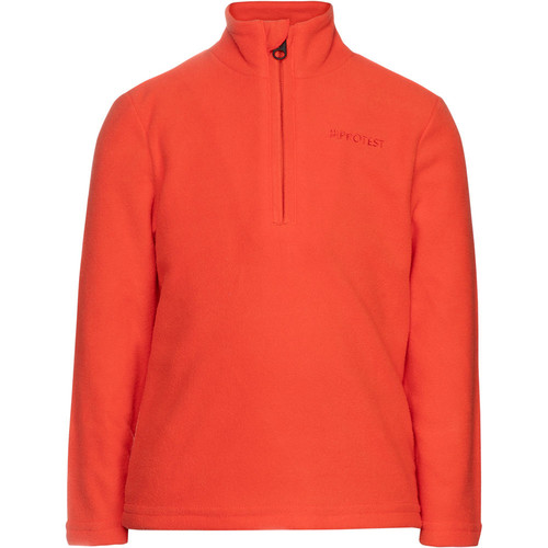 PROTEST PERFECT 20 TD 1/4 ZIP TOP rojo