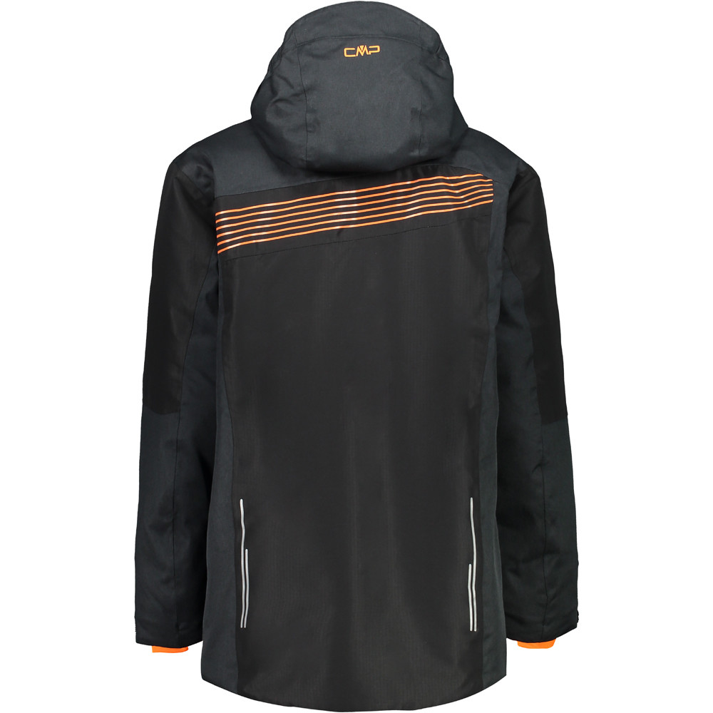 Cmp chaqueta esquí infantil Cmp KID LONG JACKET FIX HOOD vista trasera Cmp chaqueta esquí infantil Cmp KID LONG JACKET FIX HOOD vista trasera