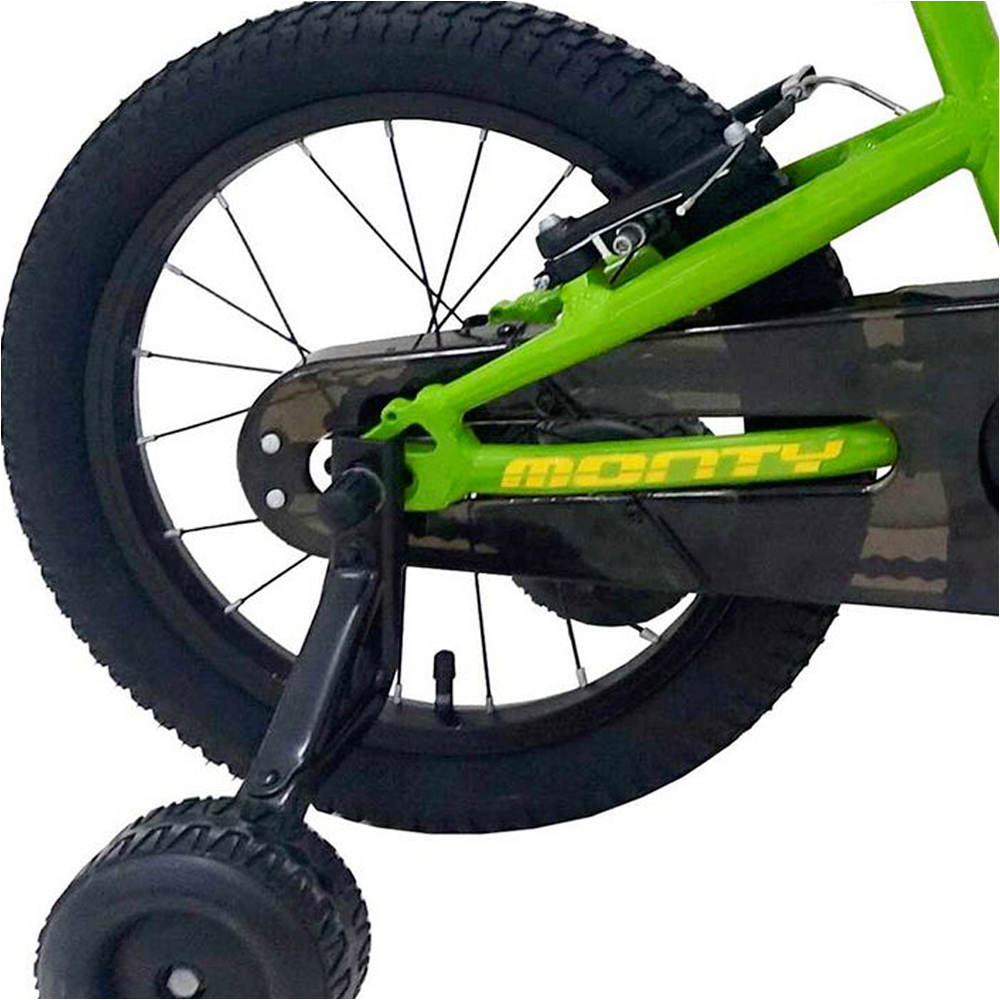 Monty bicicleta niño Monty KIDS 103 BMX 16 VERDE 01 Monty bicicleta niño Monty KIDS 103 BMX 16 VERDE 01