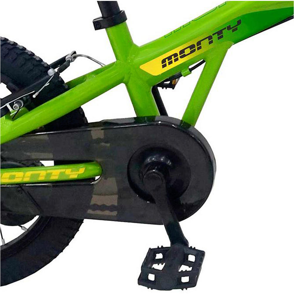 Monty bicicleta niño Monty KIDS 103 BMX 16 VERDE 02 Monty bicicleta niño Monty KIDS 103 BMX 16 VERDE 02