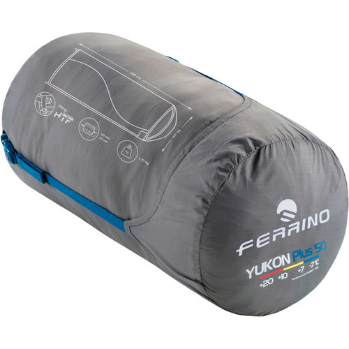 FERRINO SLEEPINGBAG YUKON PLUS IBBS LEFT azul