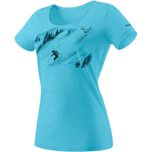 DYNAFIT GRAPHIC MELANGE CO W S/S TEE azul