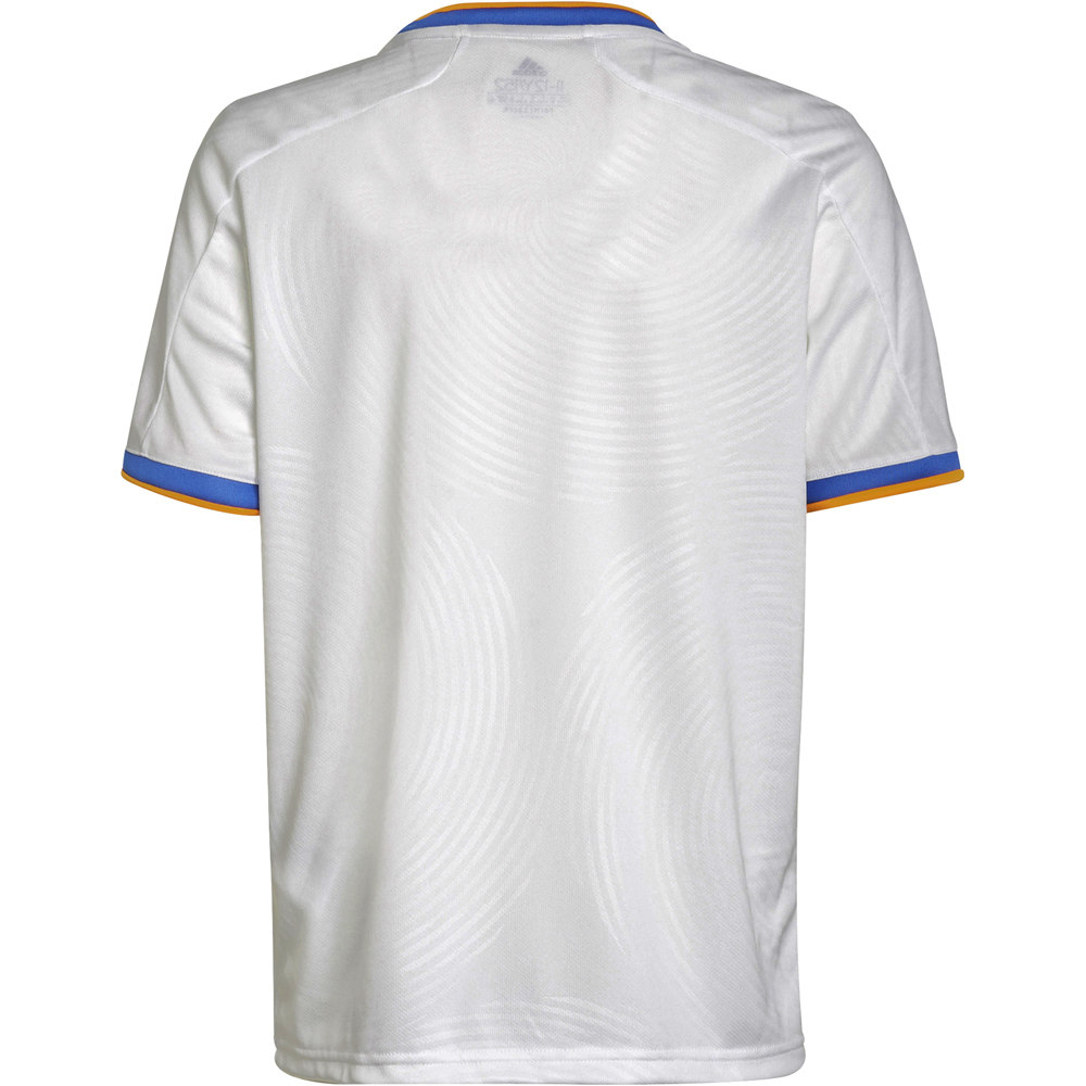adidas camiseta de fútbol oficiales niño Adidas R.MADRID 22 H JSY Y vista trasera adidas camiseta de fútbol oficiales niño Adidas R.MADRID 22 H JSY Y vista trasera