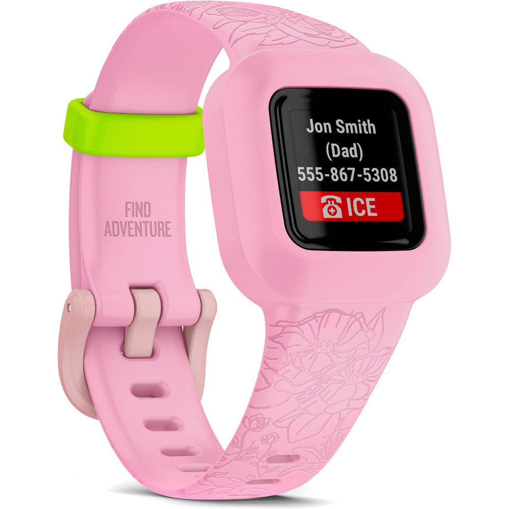 Garmin pulsera de actividad Garmin Vivofit jr3, Floral Rosa 01 Garmin pulsera de actividad Garmin Vivofit jr3, Floral Rosa 01