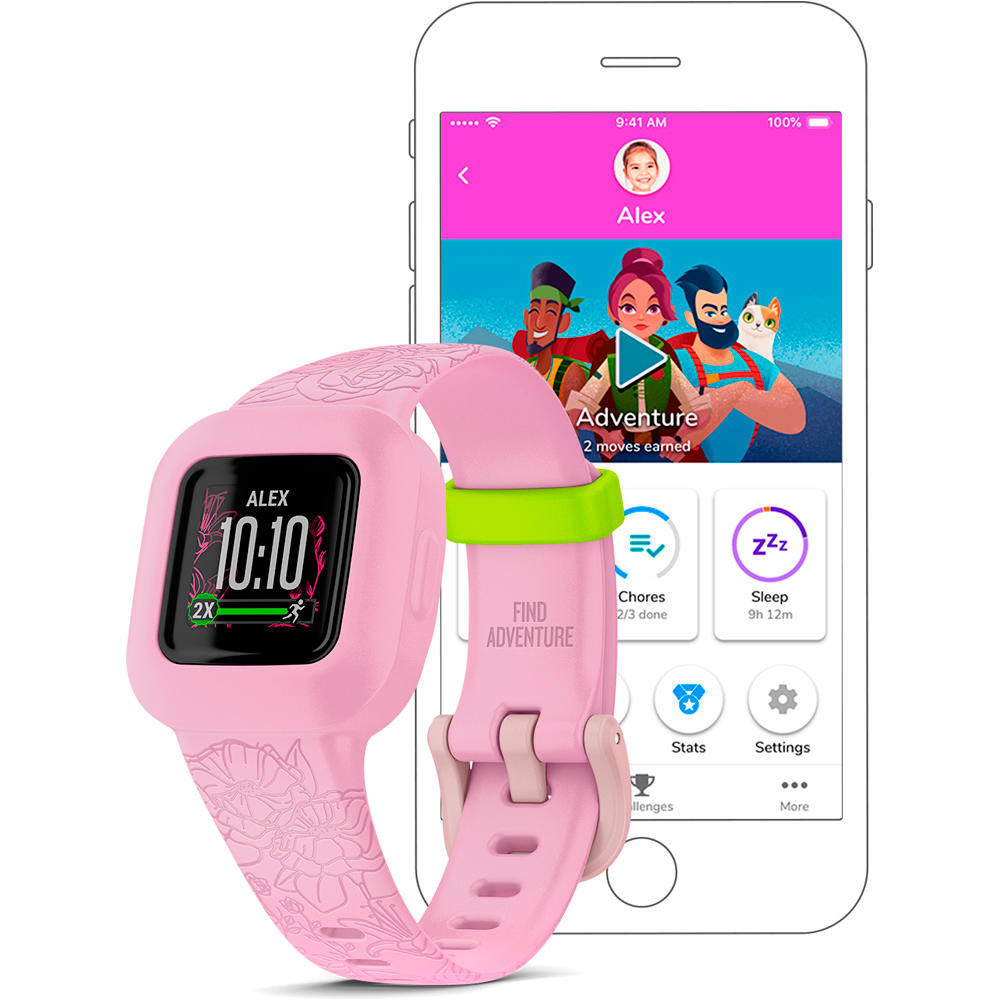 Garmin pulsera de actividad Garmin Vivofit jr3, Floral Rosa 02 Garmin pulsera de actividad Garmin Vivofit jr3, Floral Rosa 02