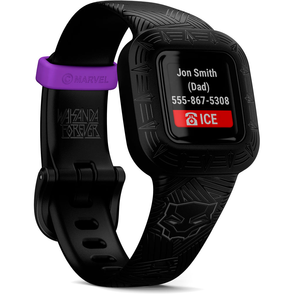 Garmin pulsera de actividad Vivofit jr3, Black Panther 01 Garmin pulsera de actividad Vivofit jr3, Black Panther 01