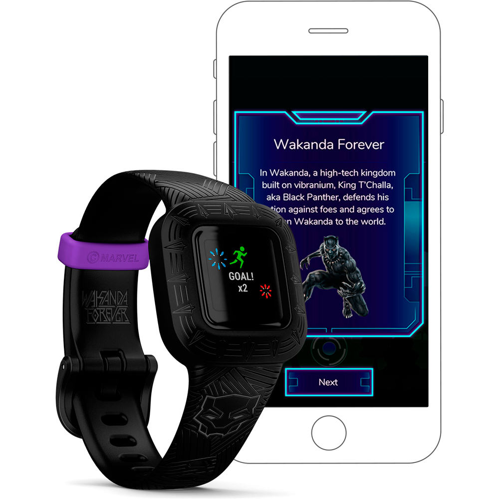 Garmin pulsera de actividad Vivofit jr3, Black Panther 04 Garmin pulsera de actividad Vivofit jr3, Black Panther 04