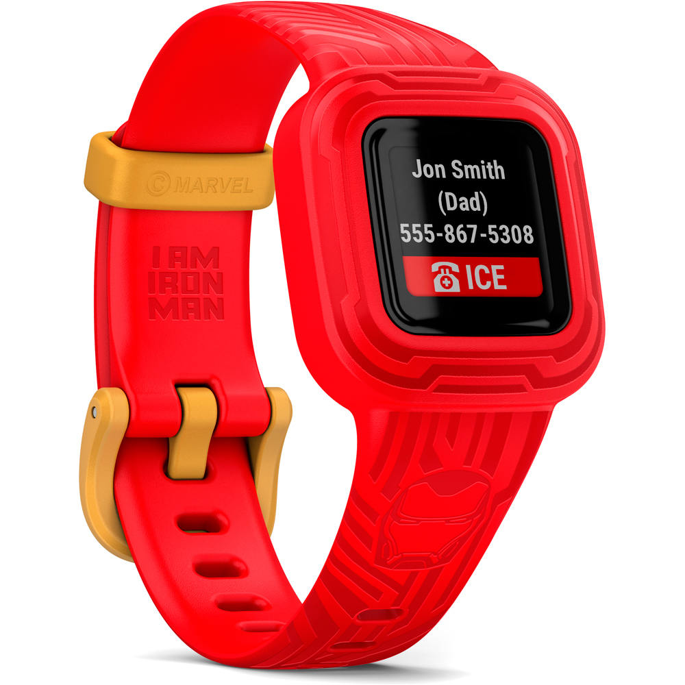 Garmin pulsera de actividad Garmin Vivofit jr3, Iron Man 01 Garmin pulsera de actividad Garmin Vivofit jr3, Iron Man 01