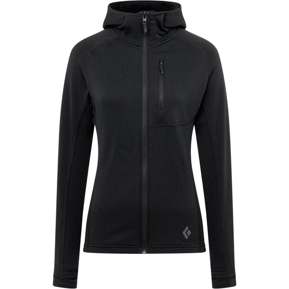 Black Diamond forro polar mujer Black Diamond W COEFFICIENT FLEECE HOODY NE vista frontal Black Diamond forro polar mujer Black Diamond W COEFFICIENT FLEECE HOODY NE vista frontal