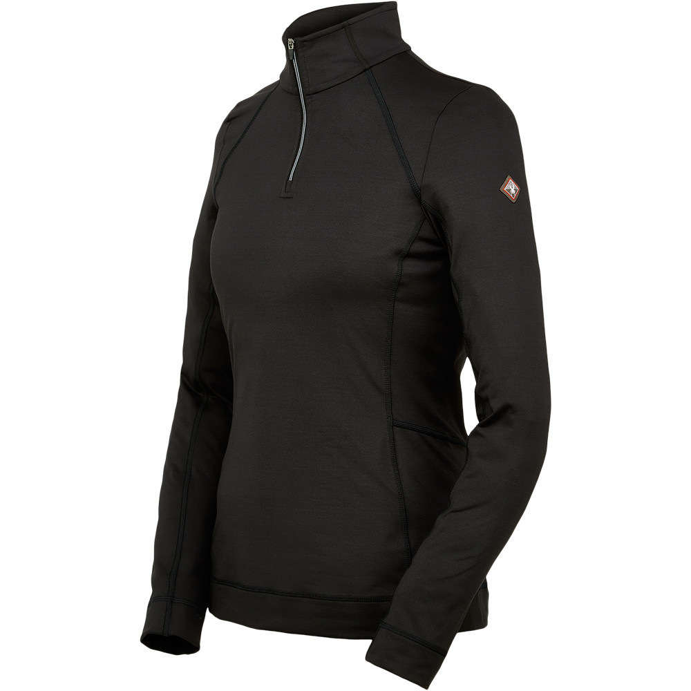 Spyder camiseta térmica manga larga mujer Spyder W SAVONA ZIP T-NECK NE vista detalle Spyder camiseta térmica manga larga mujer Spyder W SAVONA ZIP T-NECK NE vista detalle