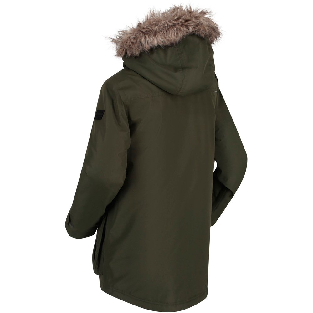 Regatta chaqueta impermeable niño Regatta Pazel Parka VE vista trasera Regatta chaqueta impermeable niño Regatta Pazel Parka VE vista trasera