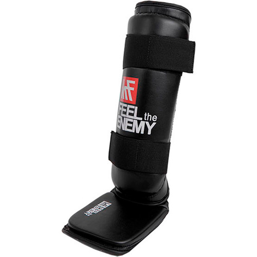 KRF ESPINILLERA PROT.C/PIE Y VELCRO NEGR negro