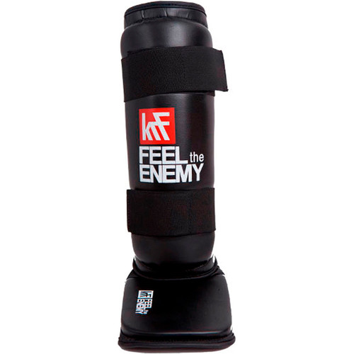 KRF ESPINILLERA PROT.C/PIE Y VELCRO NEGR negro