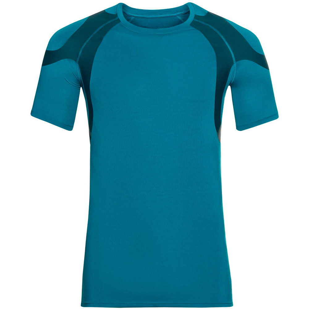 Odlo camiseta térmica manga corta hombre Odlo BL TOP Crew neck s/s ACTIVE SPINE LIGHT vista detalle Odlo camiseta térmica manga corta hombre Odlo BL TOP Crew neck s/s ACTIVE SPINE LIGHT vista detalle