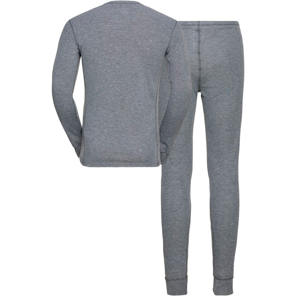Odlo camiseta térmica manga larga hombre Odlo Set long ACTIVE WARM Set long GR vista trasera Odlo camiseta térmica manga larga hombre Odlo Set long ACTIVE WARM Set long GR vista trasera