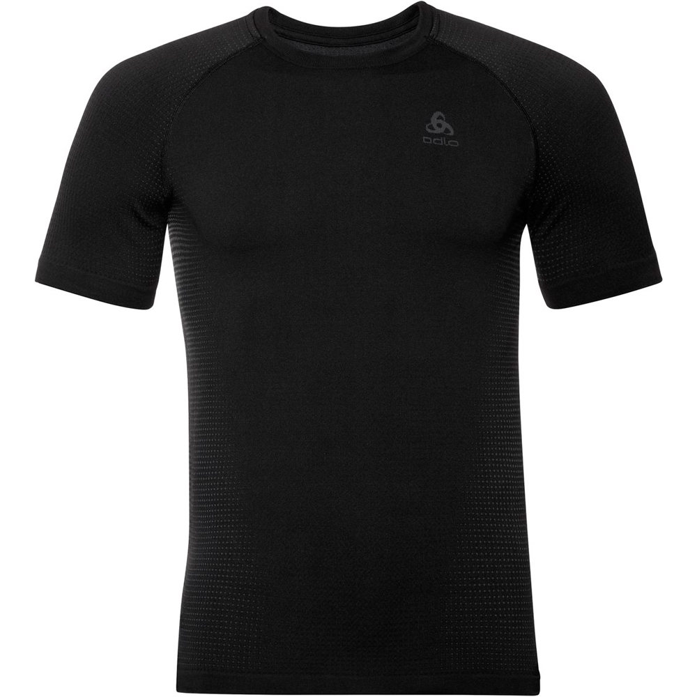 Odlo camiseta térmica manga corta hombre Odlo BL TOP Crew neck s/s PERFORMANCE WARM EC vista detalle Odlo camiseta térmica manga corta hombre Odlo BL TOP Crew neck s/s PERFORMANCE WARM EC vista detalle