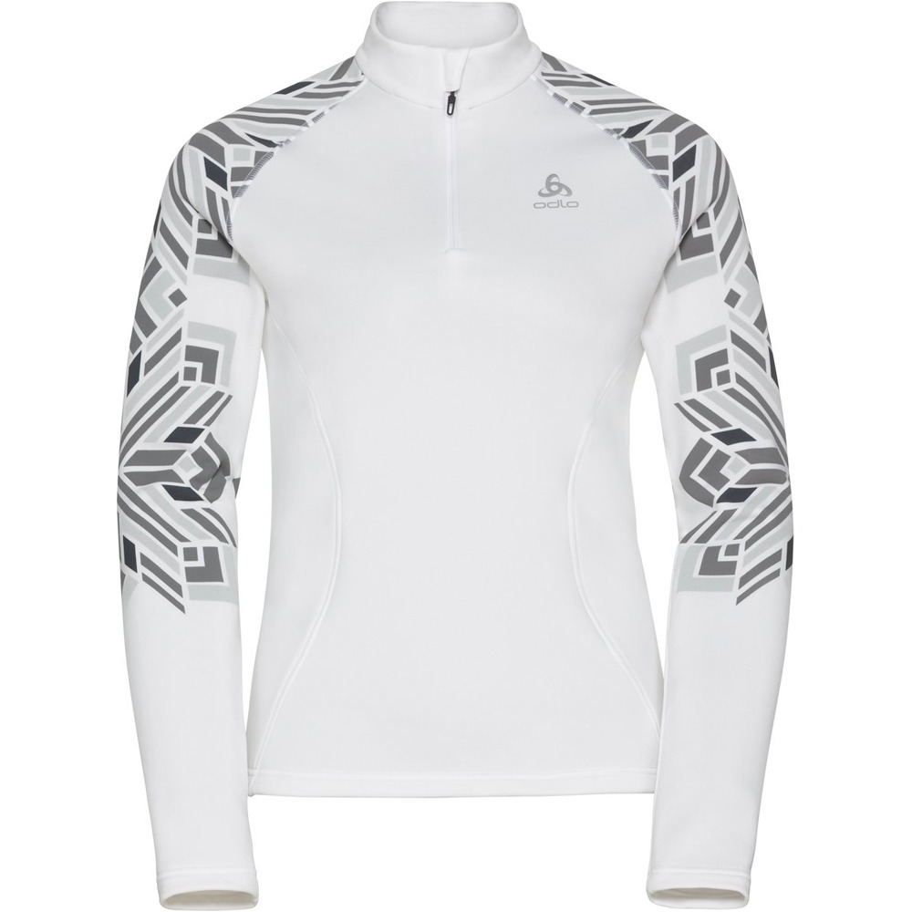 Odlo forro polar mujer Odlo Midlayer 1/2 zip SNOWCROSS vista detalle Odlo forro polar mujer Odlo Midlayer 1/2 zip SNOWCROSS vista detalle