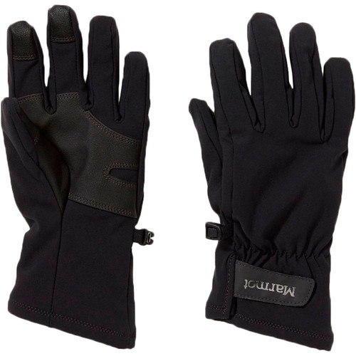 MARMOT WM'S SLYDDA SOFTSHELL GLOVE negro