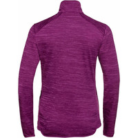 Odlo forro polar mujer Odlo Midlayer full zip STEAM vista trasera Odlo forro polar mujer Odlo Midlayer full zip STEAM vista trasera
