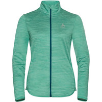 Odlo forro polar mujer Odlo Midlayer full zip STEAM vista frontal Odlo forro polar mujer Odlo Midlayer full zip STEAM vista frontal