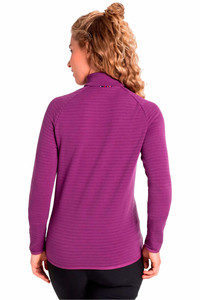 Odlo forro polar mujer Odlo Midlayer full zip VIVID CERAMIWARM vista trasera Odlo forro polar mujer Odlo Midlayer full zip VIVID CERAMIWARM vista trasera
