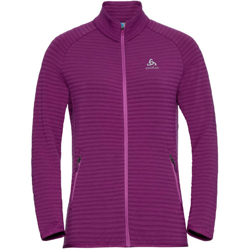 ODLO MIDLAYER FULL ZIP VIVID CERAMIWARM rosa
