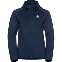 Odlo forro polar mujer Odlo Hoody midlayer full zip HAVEN vista detalle Odlo forro polar mujer Odlo Hoody midlayer full zip HAVEN vista detalle