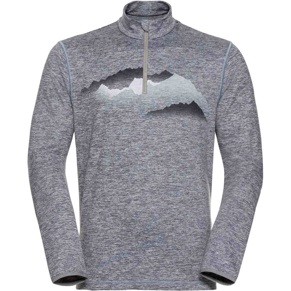 Odlo forro polar hombre Odlo Midlayer 1/2 zip TRAFOI vista detalle Odlo forro polar hombre Odlo Midlayer 1/2 zip TRAFOI vista detalle
