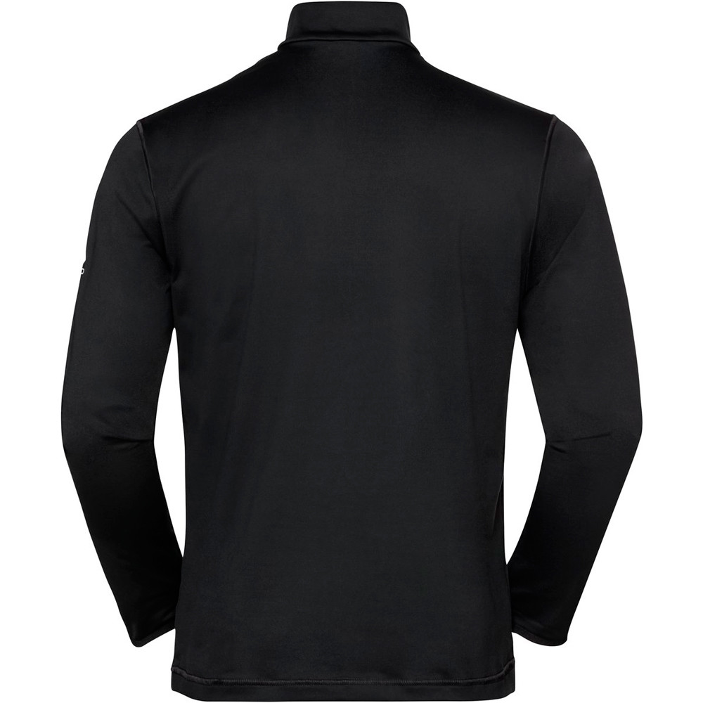 Odlo forro polar hombre Odlo Midlayer 1/2 zip TRAFOI NEGR vista trasera Odlo forro polar hombre Odlo Midlayer 1/2 zip TRAFOI NEGR vista trasera