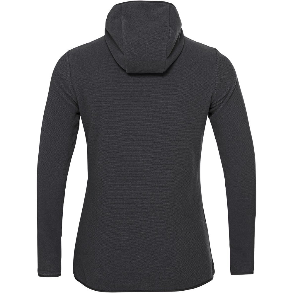Odlo forro polar mujer Odlo Hoody midlayer full zip ROY vista trasera Odlo forro polar mujer Odlo Hoody midlayer full zip ROY vista trasera