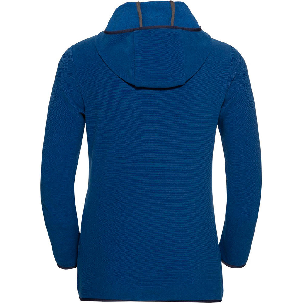 Odlo forro polar mujer Odlo Hoody midlayer full zip ROY vista trasera Odlo forro polar mujer Odlo Hoody midlayer full zip ROY vista trasera