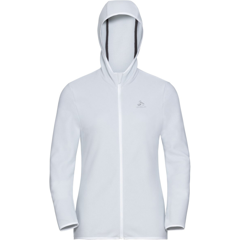 Odlo forro polar mujer Odlo Hoody midlayer full zip ROY vista detalle Odlo forro polar mujer Odlo Hoody midlayer full zip ROY vista detalle
