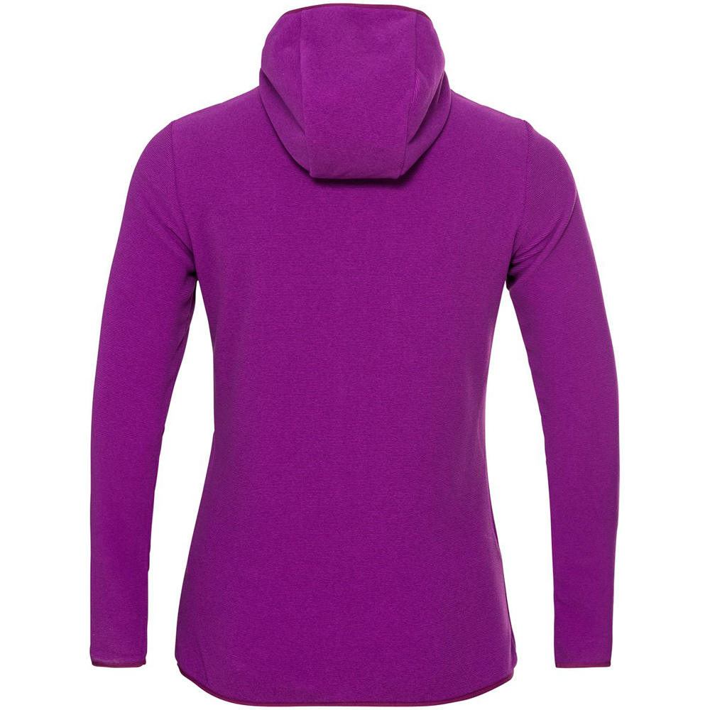 Odlo forro polar mujer Odlo Hoody midlayer full zip ROY MO vista trasera Odlo forro polar mujer Odlo Hoody midlayer full zip ROY MO vista trasera