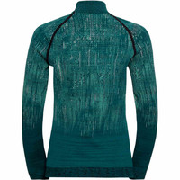 Odlo forro polar mujer Odlo Midlayer 1/2 zip BLACKCOMB VE vista trasera Odlo forro polar mujer Odlo Midlayer 1/2 zip BLACKCOMB VE vista trasera