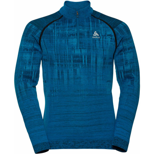 ODLO MIDLAYER 1/2 ZIP BLACKCOMB azul